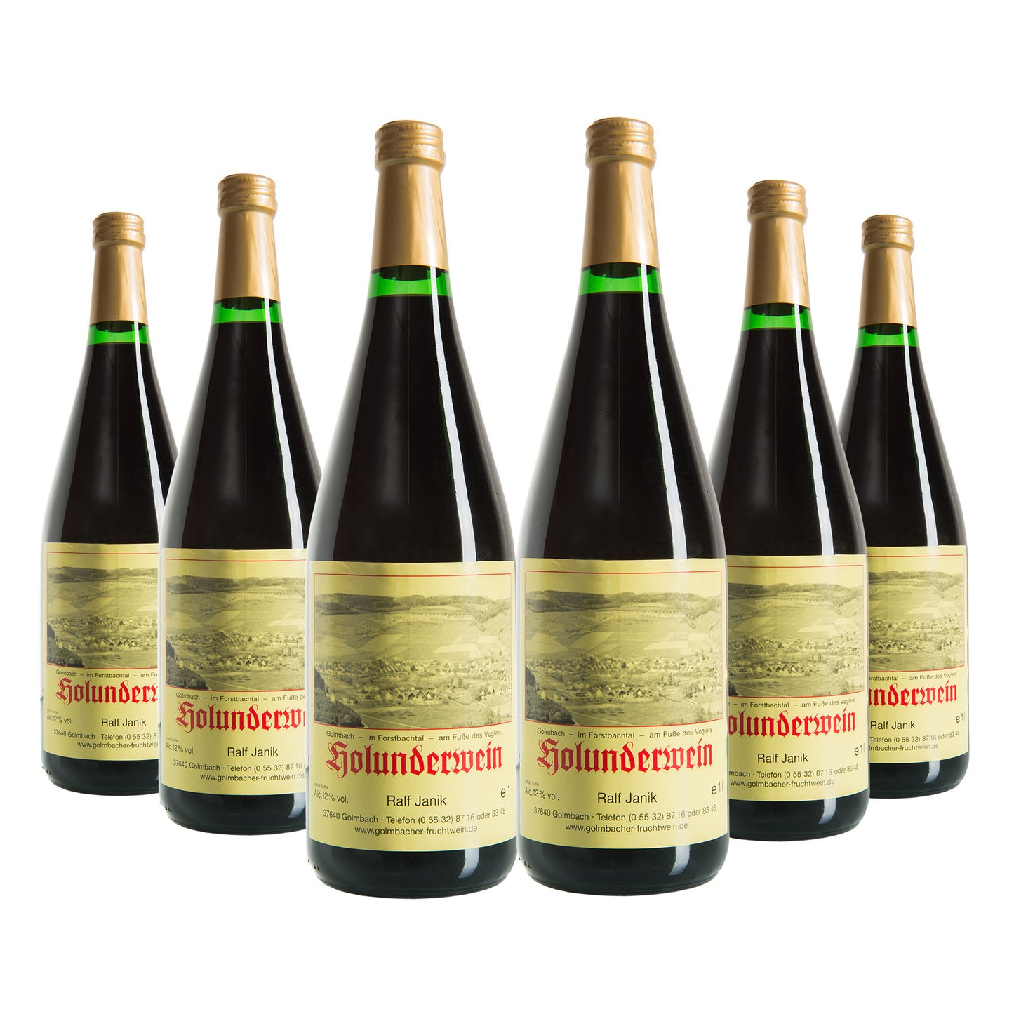 6er Pack Holunderwein, (5,29 €/L)
