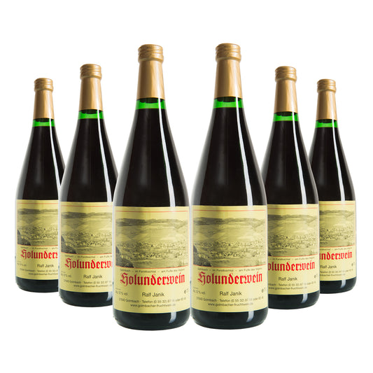 6er Pack Holunderwein, (5,29 €/L)