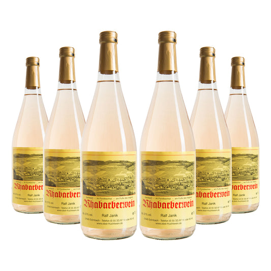 6er Pack Rhabarberwein, (5,29 €/L)