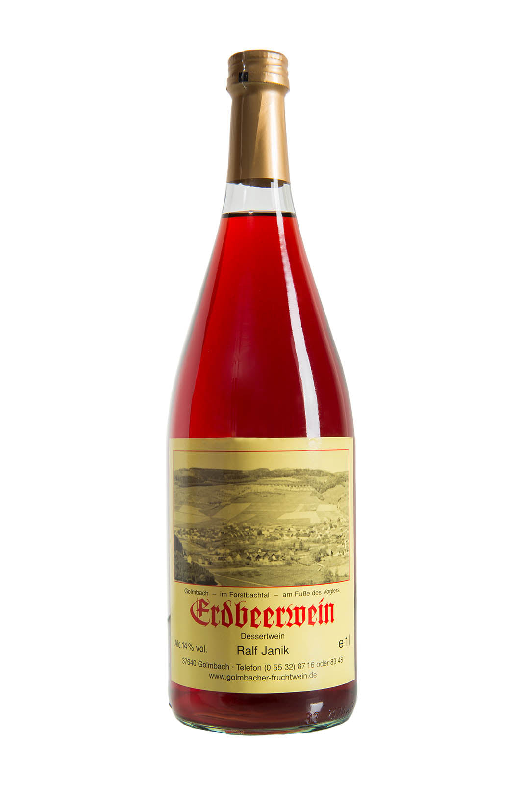 Erdbeerwein 1L, (4,95 €/L)